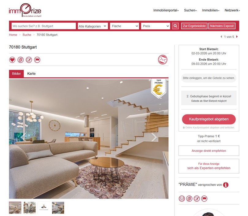 Phase 2 Live Gebotsrunde